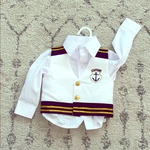 Captain costume 🍾 for little boy